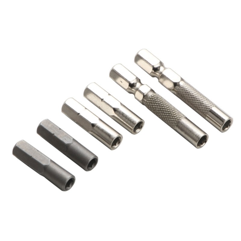 Practical Bit Adapters 1/4Inch to 4mm Converter for Easy Tool Compatibility 6PCS gallery