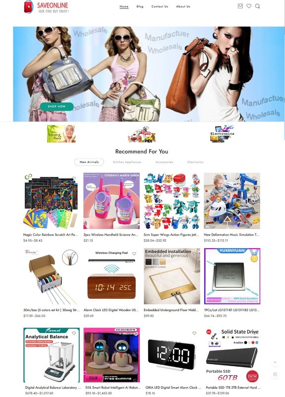 Automated Drop Shipping Store Website With More Than 1000 Products