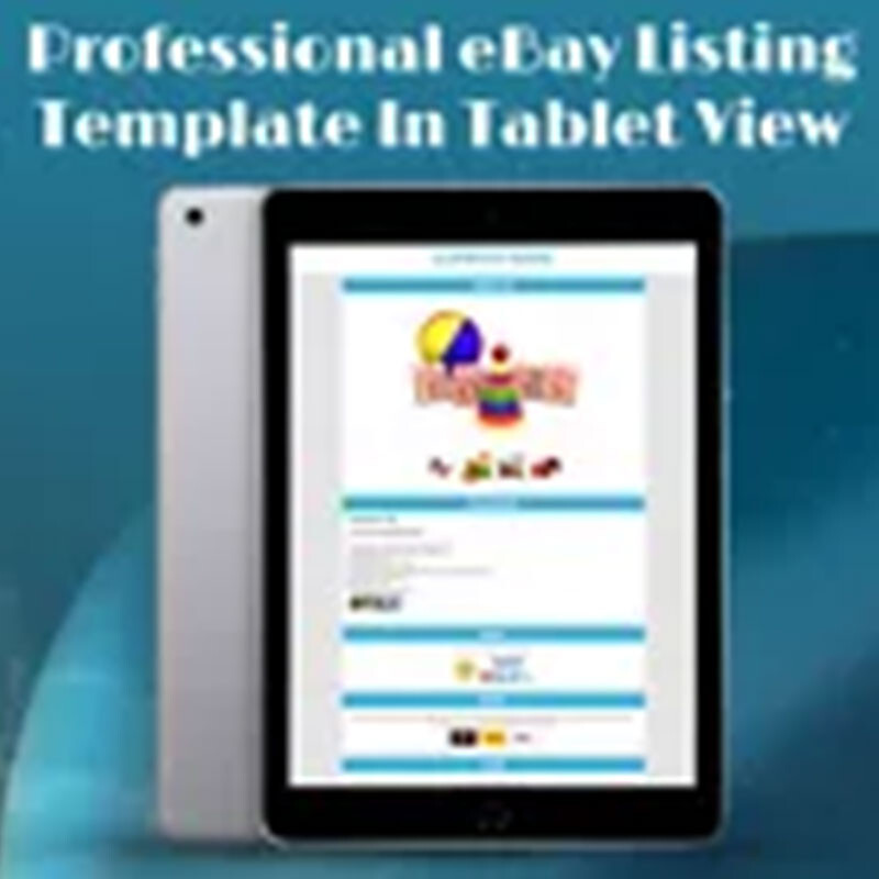 Professional Ebay Listing Template Mobile Friendly Design 2019 HTTPS Compiliant gallery