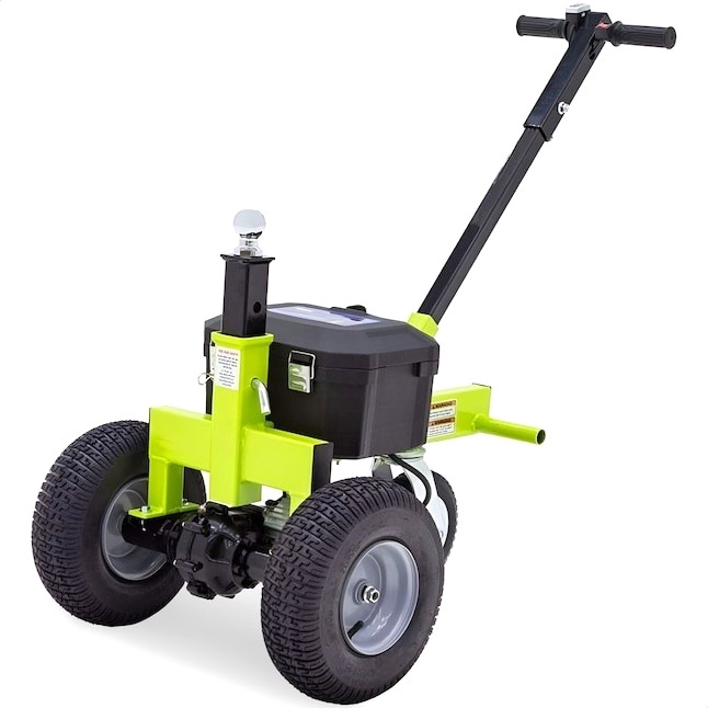Tow Tuff TMD-35ETD8 Adjustable 3500 Lbs Capacity Electric Trailer Dolly Green