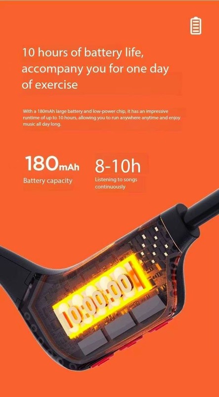 SHEYIN X6 Bone Conduction Bluetooth Headphones with Ultra Long Battery Life gallery