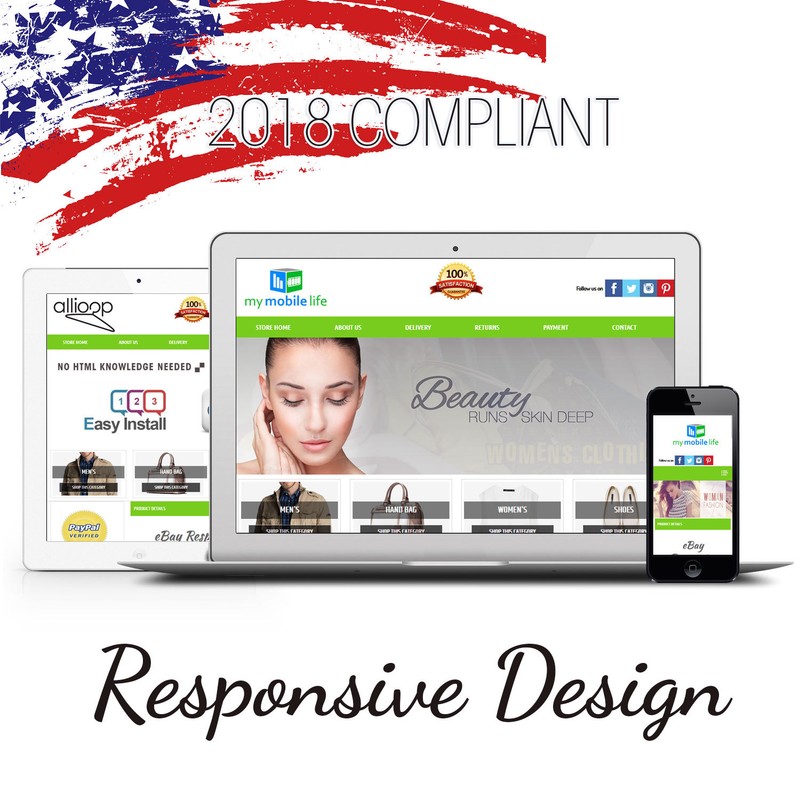 Professional eBay Design Listing Template and Store Layout Theme 2021