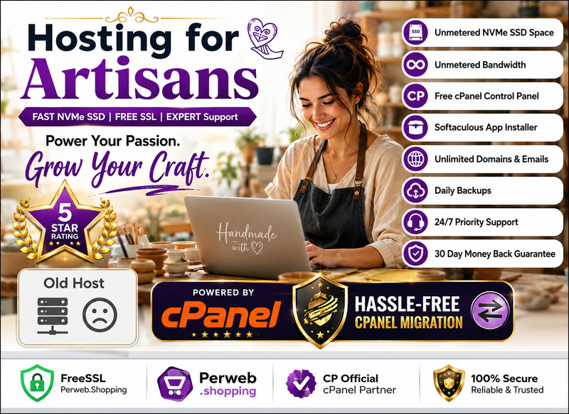 Hosting for Artisans – 🎭Unlimited Fast SSD, SSL, 24/7 Support | Just $14.99/Yr
