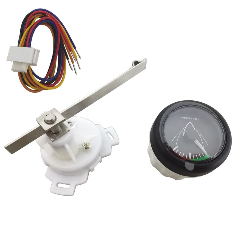 Rudder Angle Indicator Rudder Angle Meter With Marine Boat Rudder Sensor 12V/24V