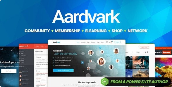 Aardvark V 2023 BuddyPress, Membership & Community Theme