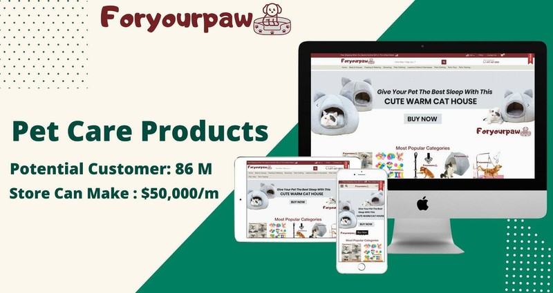 Huge Potential Premium Readymade Pet Prodcuts Shopify Turnkey Dropshipping Store