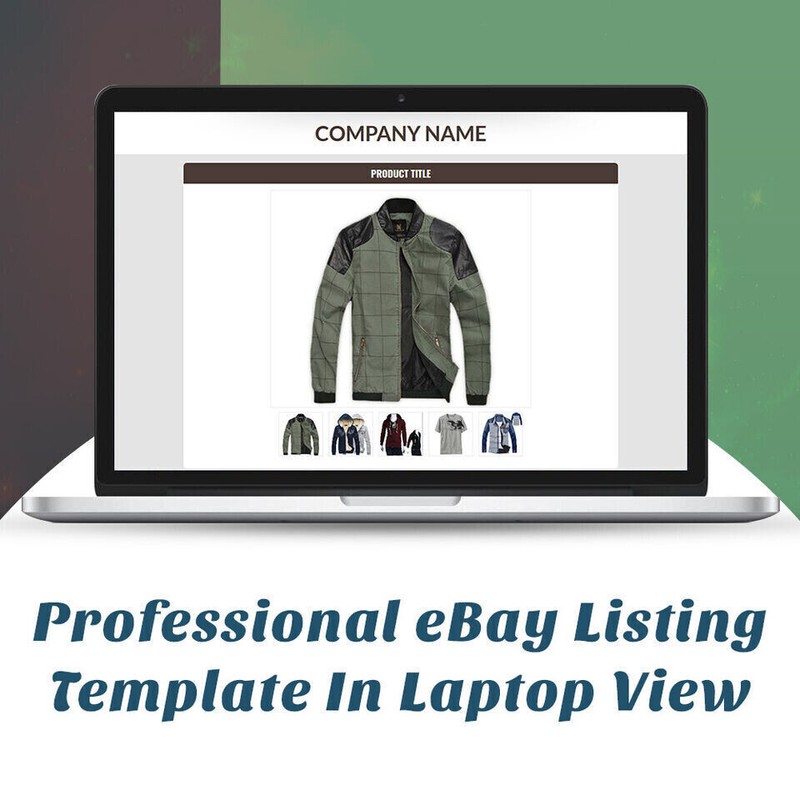eBay Listing Template HTML Professional Mobile Responsive Design 2019 Universal gallery