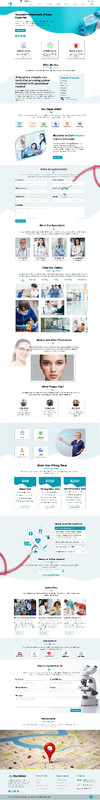 Medical Hospital Website Template | Healthcare Landing Page | Doctor Clinic