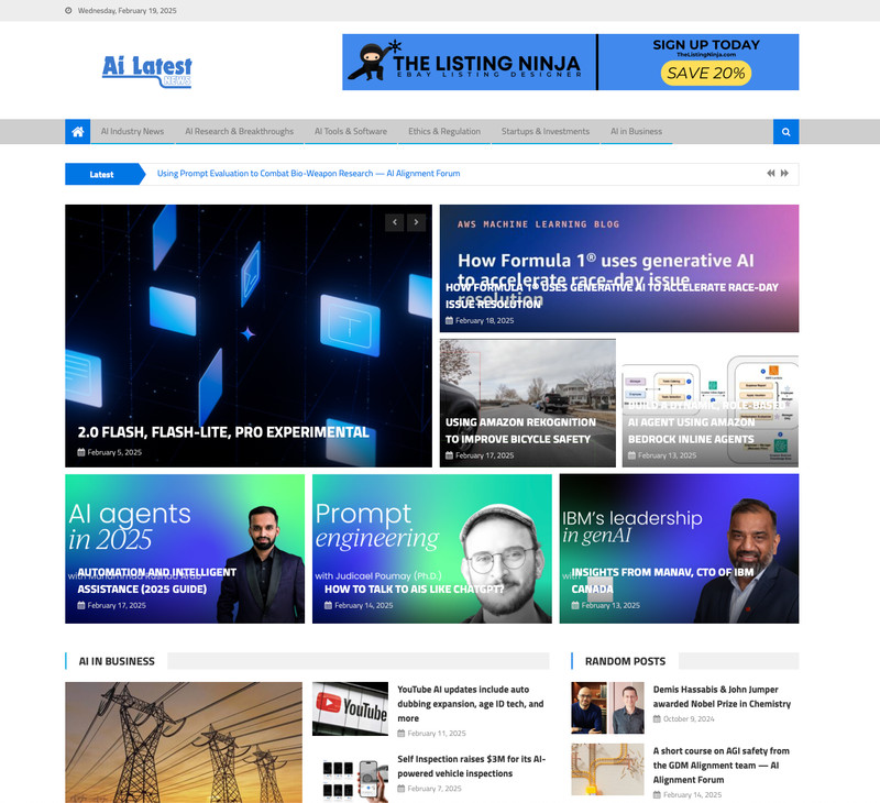 🥇 Turnkey Established Automated AI News Website Script | Autopilot Income