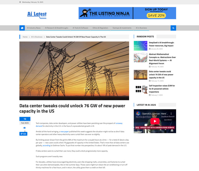 🥇 Turnkey Established Automated AI News Website Script | Autopilot Income gallery