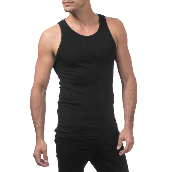 Pro Club Men's Ringspun Cotton Ribbed A-Shirt gallery