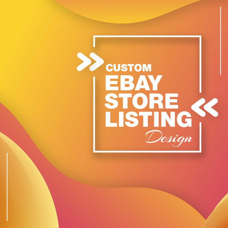 Custom ebay Store and listing template design store design 2021