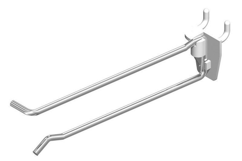 Southern Imperial 8″ Gray Scanning Hooks, Box of 100, For Retail Displays