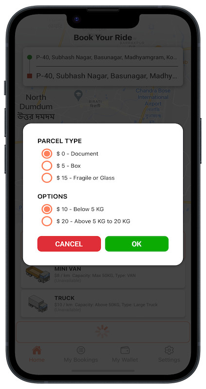 Exicore - Delivery React Native App | Android, iOS | Complete Delivery Solution gallery