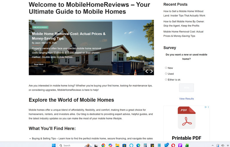 Profitable Blog and Affiliate Website Business – Aged Domain, Backlinks