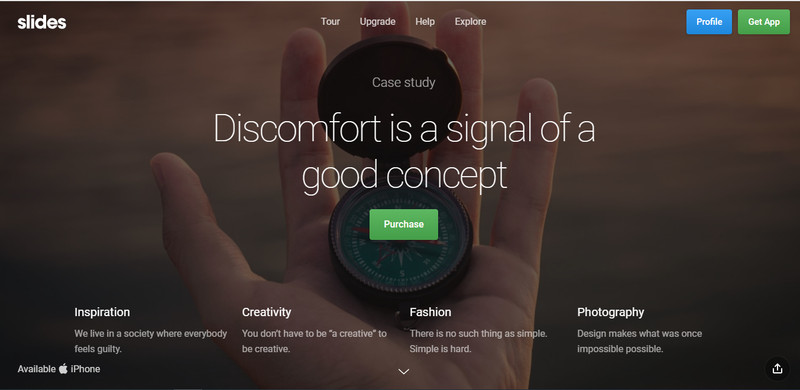 Website template gallery