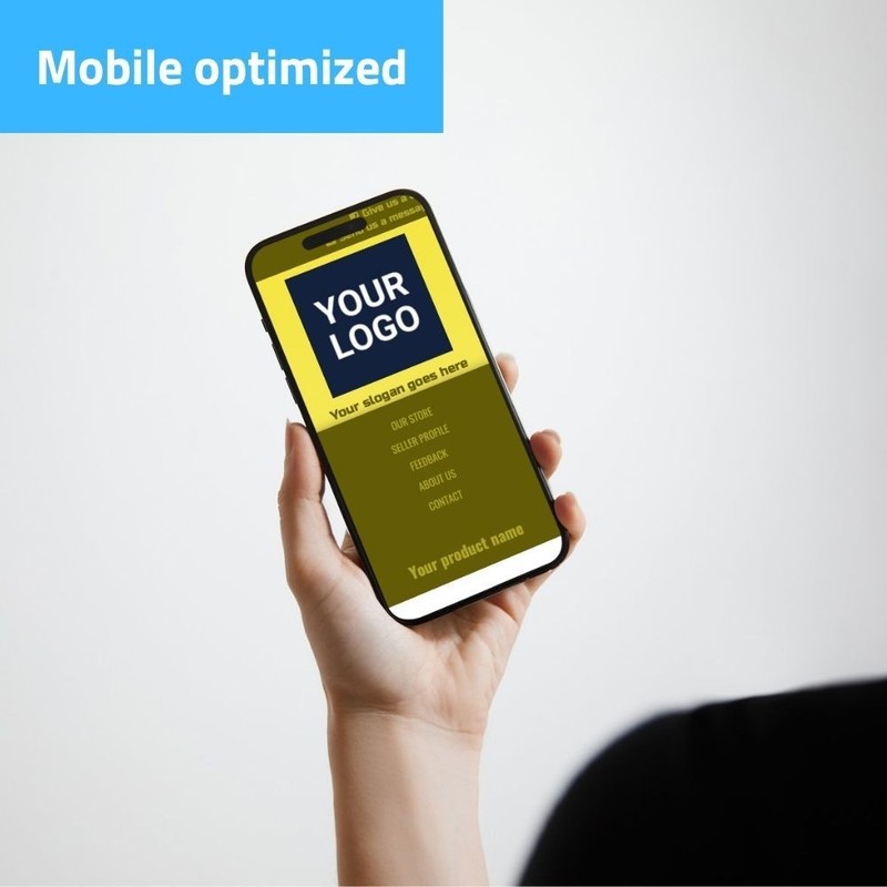 eBay Template - Responsive natural - yellow - Mobile Optimized + Editor gallery