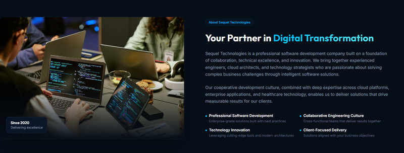 Software Company Website Template | IT Consulting Landing Page | Digital Agency  gallery