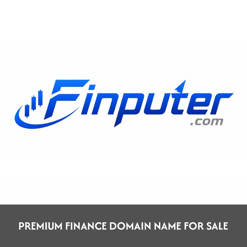 Finputer .COM Premium Brandable FinTech Finance Business Domain Name For Sale.