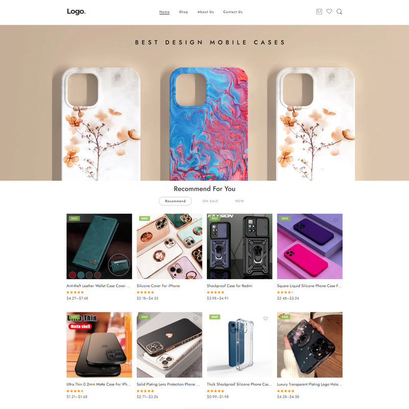 Dropshipping Website Business Free Hosting + Products, CellPhone Cases, Covers