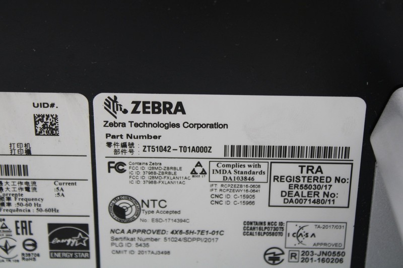 Zebra ZT510 203DPI Ethernet USB Thermal Transfer Label Printer ZT51042-T01A000Z gallery