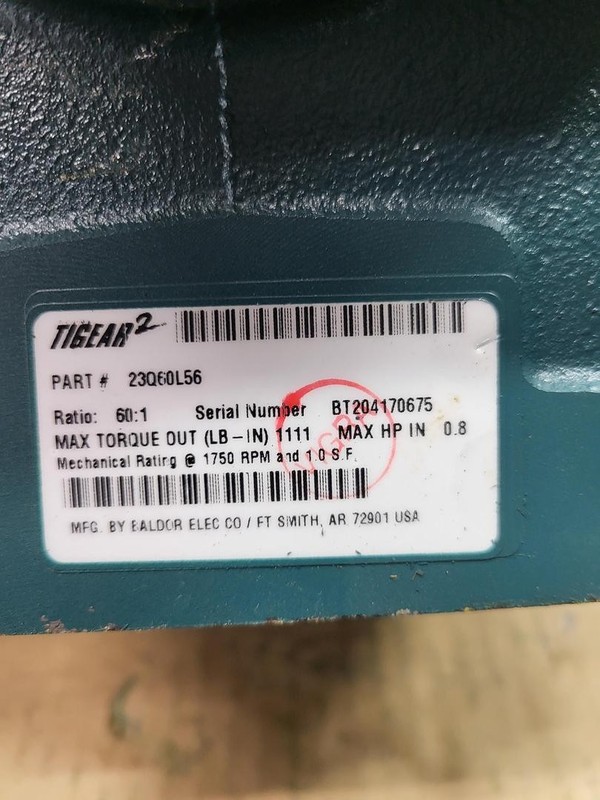 Tigear-2 gear box 20Q50H56 50:1 ratio *NEW no box* gallery