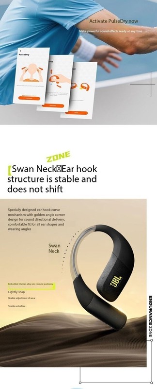 JBL ZONE Active Circle True Wireless Open-Ear Sports Earbuds with Ear Hook gallery