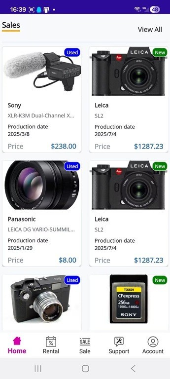 Equipment Rental Mobile app / (Android/iOS) gallery