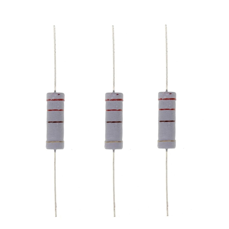 10PCS 5W 5 Watts 220R 220 Ohm 5% Metal Oxide Film Resistor Part4 220 Ohm