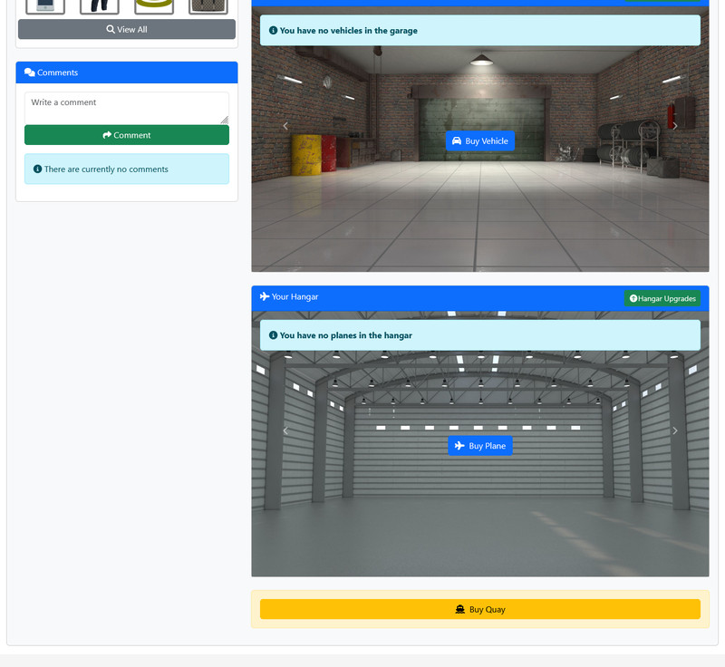 MegaTown - Online Browser Game PHP Project | Virtual Life RPG Game Engine gallery