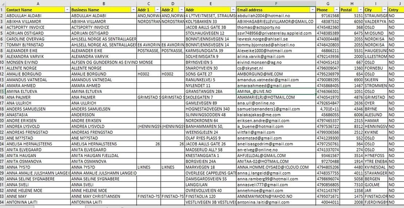 300K NORWAY Email Database list 2026 | Contact Leads (Digital Download) gallery