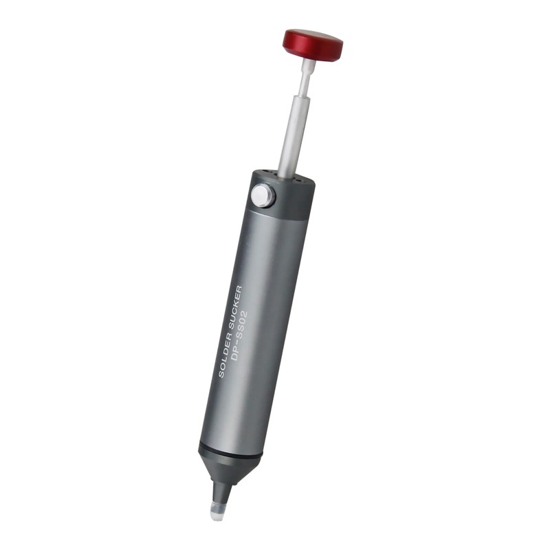 Silicone Tip Solder Sucker Pump Remover Engineer Desoldering Pump Tool Portable gallery