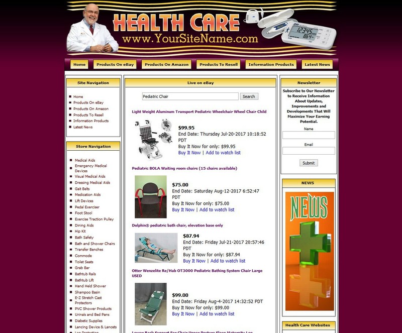 HEALTH CARE STORE WEBSITE gallery