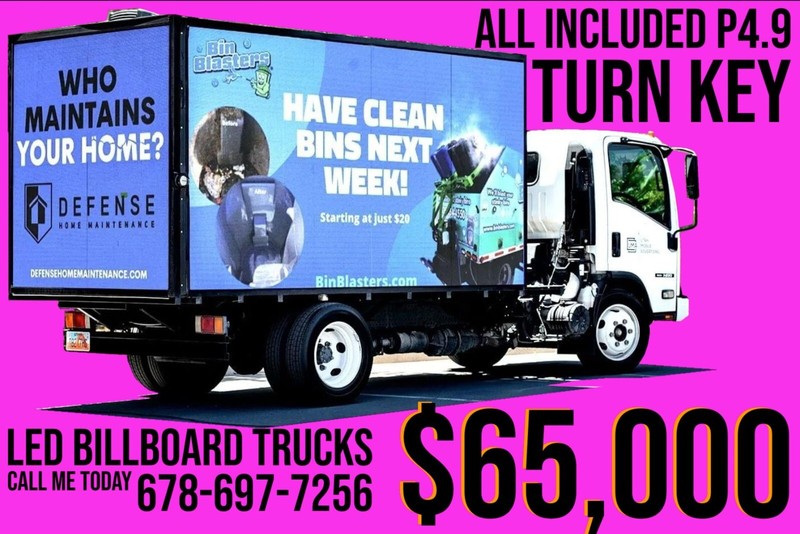 Digital Led billboard Truck, Advertising Truck P4.9 All Weather Proof Turn Key