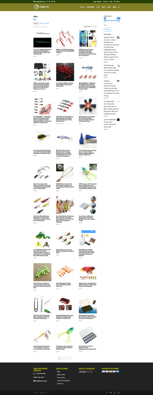 Fishing Gear Dropshipping Store | Turnkey Dropship Business Website gallery