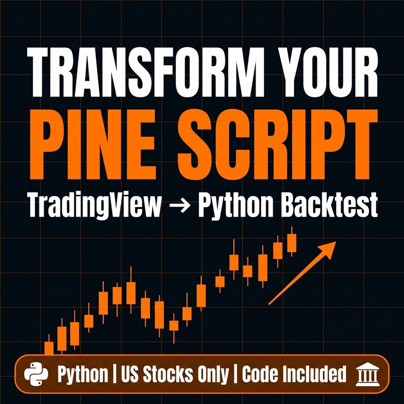 I Will Convert TradingView Pine Script to Python Backtesting Code
