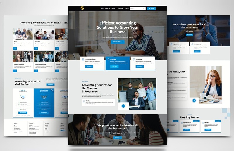 Lawyers, Law, Attorney, Justice & Tax Website Professional Responsive Website gallery