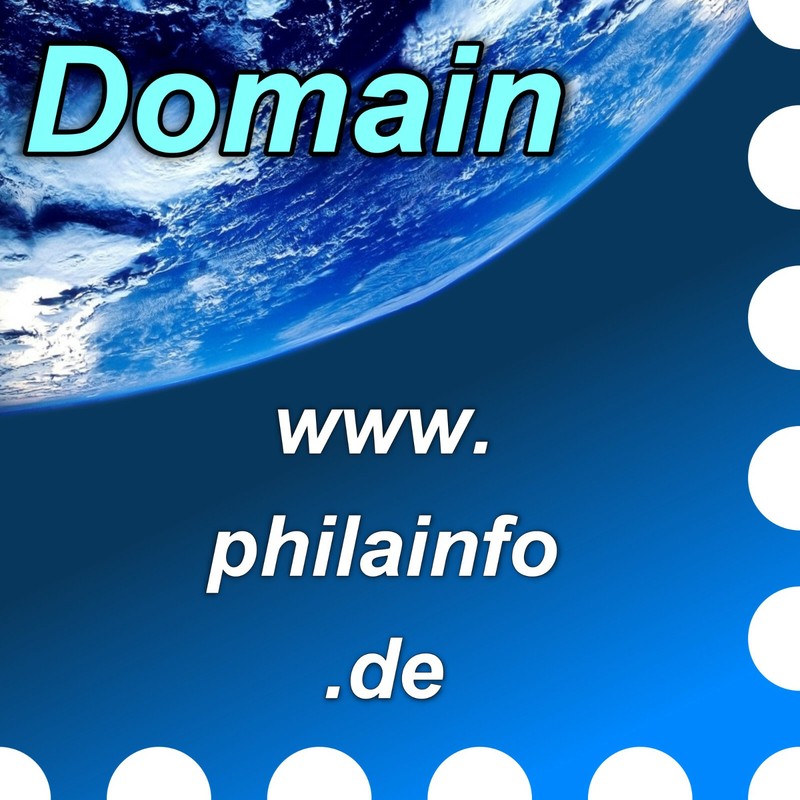 www.philainfo.de – domain / Internet address / Web address / URL – stamps
