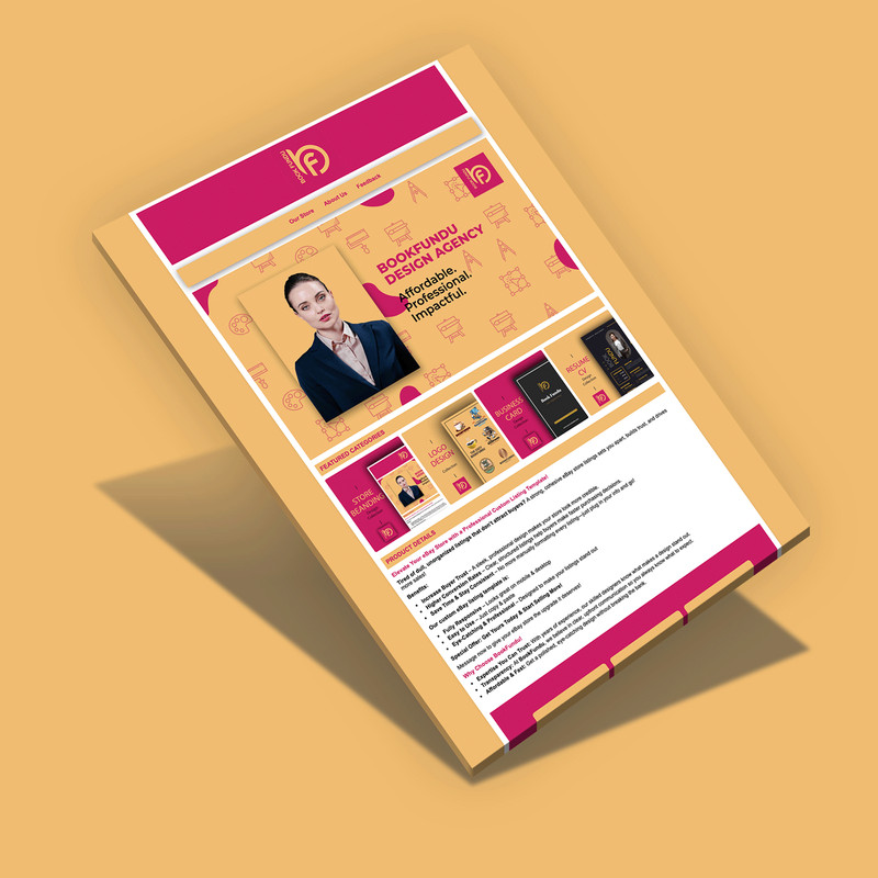 Boost Sales with Custom eBay Listing Template & Store Design - HTML Mobile Ready gallery