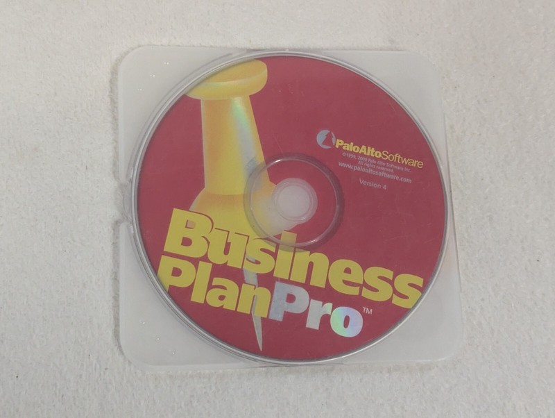 Business Plan Pro Version 4 CD-ROM Software Palo Alto Software w/ Key