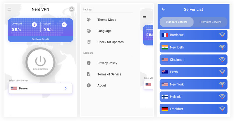 GeekVPN - Flutter VPN App iOS & Android | In-App Purchase | Laravel Admin Panel gallery