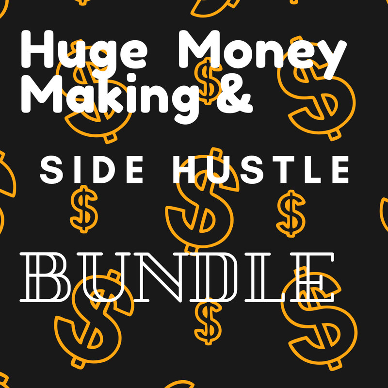 Huge Making Money & Side Hustles E books, Guides & Courses Make Cash Online
