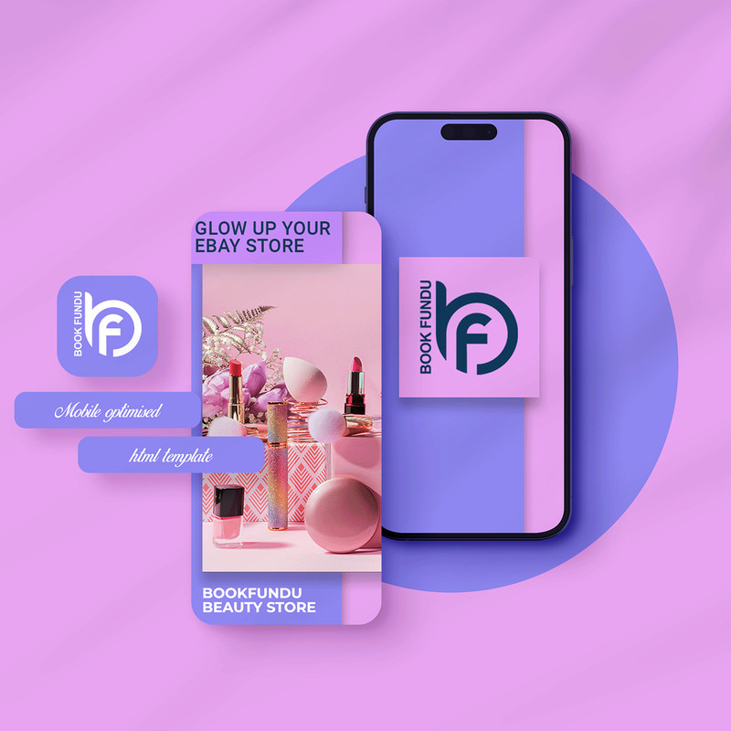 Soft & Feminine eBay Store Design & Template | Beauty & Self-Care Brands – 2025