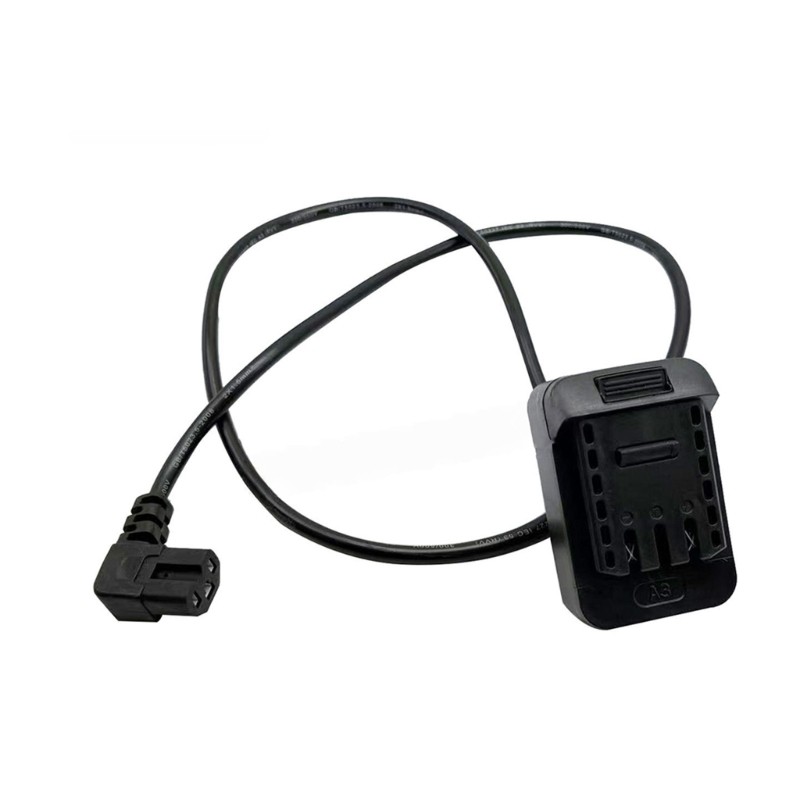 Universal Backpack Battery Adapter Cable For Power Tool 1.2M Black Plastic gallery