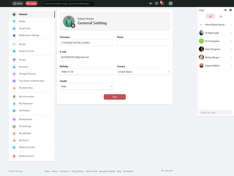 ZoZing Social Network Platform | Build Your Own Community Platform | Responsive gallery