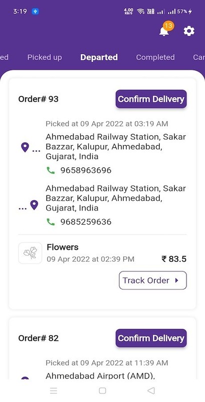 Drovia - On-Demand Delivery System Flutter App | Android + iOS | Admin Panel gallery