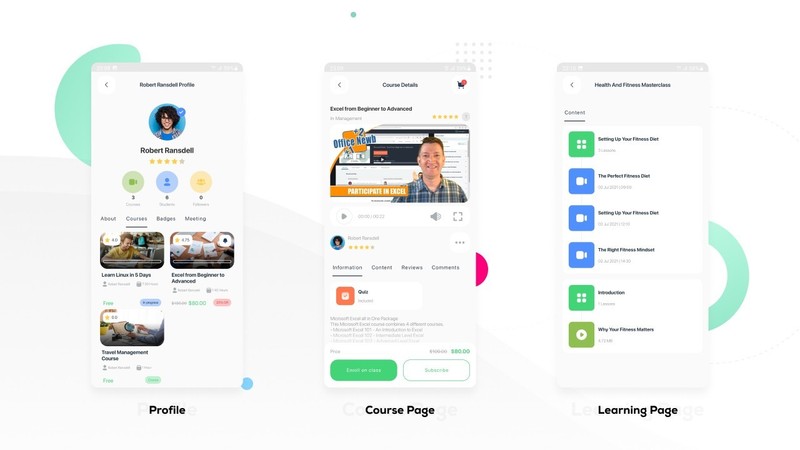 Boost LMS Flutter Mobile App | Android & iOS | Learning Management System gallery
