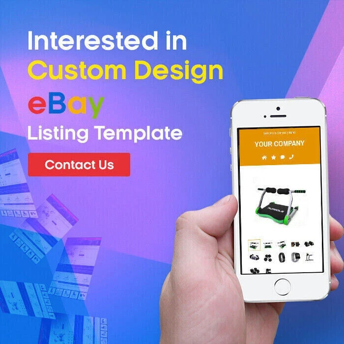 Professional eBay Mobile Responsive eBay Listing Auction Template Templates gallery