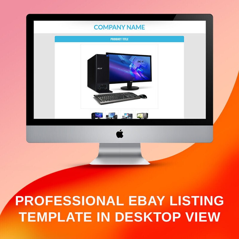Ebay Templates Listing Auction Professional Responsive Mobile Design HTML 2019 gallery