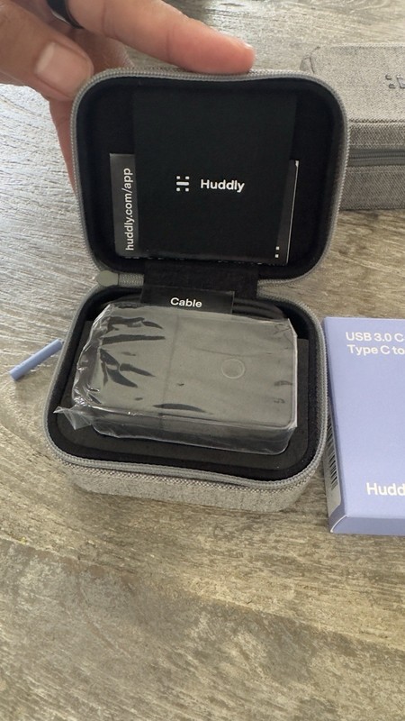 Brand new, unused Huddly IQ Travel Kit with microphone ( Color Black ) gallery
